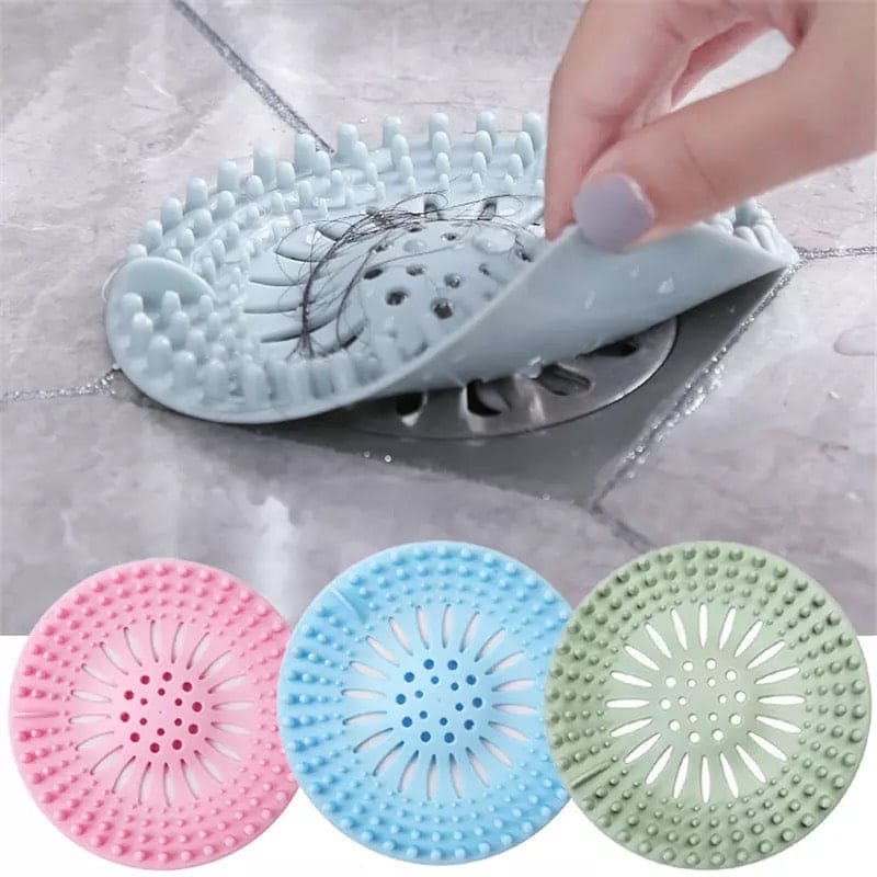Silicone Sink Drain Stopper, Bathroom Silicone Drain Filter, Bathroom Drain Hair Catcher, Plug Sink Strainer, Sink Sewer Filter Floor Drain Silicone Sink Drain Stopper, Bathroom Silicone Drain Filter, Bathroom Drain Hair Catcher, Plug Sink Strainer, Sink Sewer Filter Floor Drain